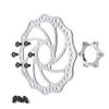 LvTu 160mm Disc Brake Rotor 6 Bolt 2pcs Floating Rotors With Flange Adapter Center Distance: 48mm (Include 12 Screws) (Color : 2pcs) view 1