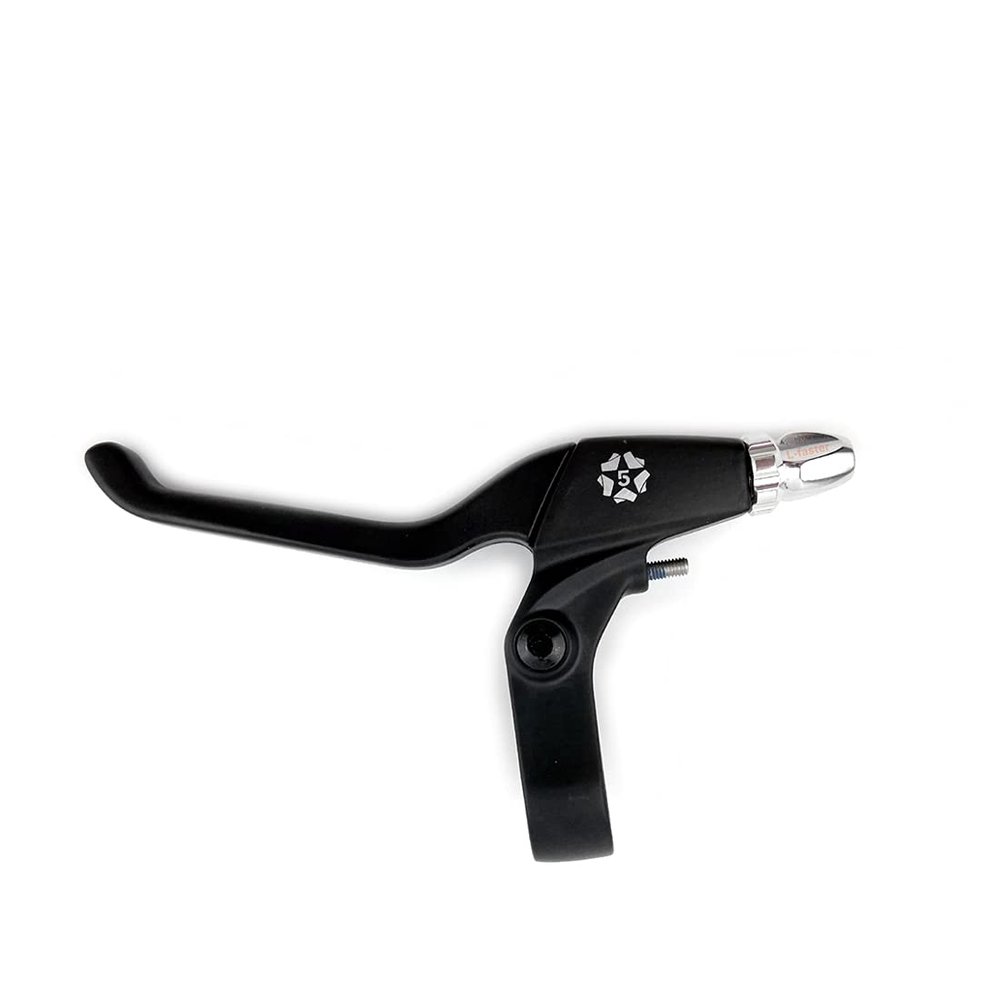 5 Star Bicycle Brake Handle Brake Levers for Bike Black Color Matt All Aluminium Brake Crank(for Left Hand)