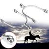 Kakalote A Pair Horse Spurs Stainless Steel Spurs with Roller Ball for Men Women Rider(Size:Women Horse Spurs) view 4