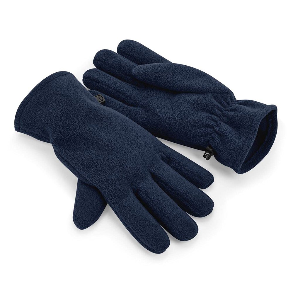 Beechfield Recycled Fleece Gloves (L, XL) (French Navy)