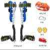 Medduw (Upgraded 2 Pack Tree Climbing Gears, Adjustable Tree Climbing Spikes with Harness Belt and Non-Slip Pedal, 304 Stainless Steel Tree Climbing Tool for Picking Fruit, Outdoor Sport view 2