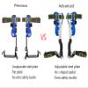 Medduw (Upgraded 2 Pack Tree Climbing Gears, Adjustable Tree Climbing Spikes with Harness Belt and Non-Slip Pedal, 304 Stainless Steel Tree Climbing Tool for Picking Fruit, Outdoor Sport view 4