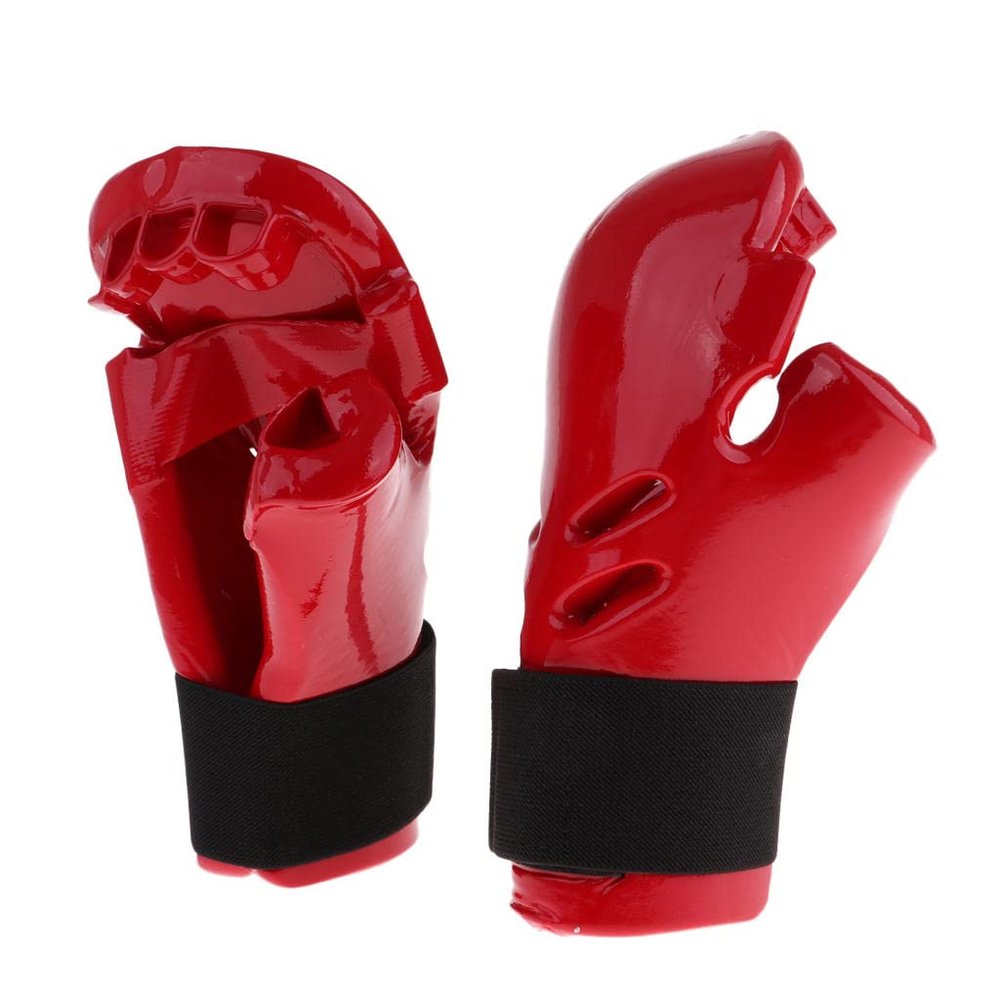 AMLESO Children Kid Karate Punching Boxing Gloves Gloves, Martial Arts, MMA, Red S