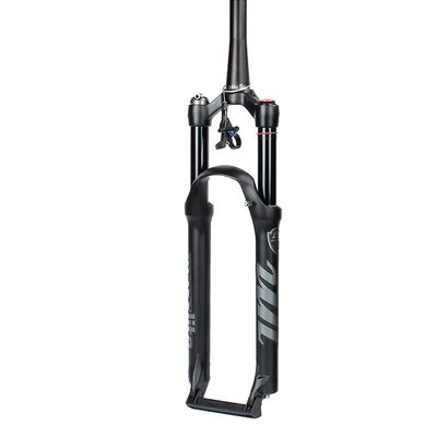 Jejy Suspension Fork 26/27.5/29 Inch Magnesium Alloy and Aluminum Wire Control MTB Bike Accessories Air Fork Travel 120mm (Color : Tapered, Size : 29)