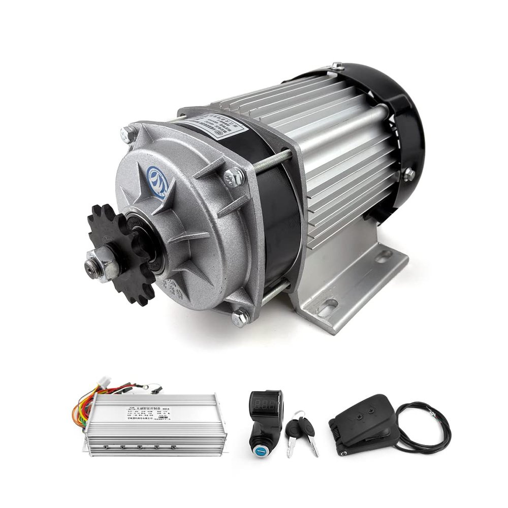 L-faster 48V 750W Electric 3-Wheels Bicycle Geared Motor with 800W Brushless Controller and Electric Pedal Control