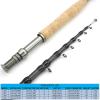 New 2.1M 2.4M 2.7M 3.0M Telescopic Fly Fishing Rod Portable Carbon Fiber Ultra Light Fast Action Fly Fishing Rod Cork Handle Fishing Tackle Trout Rod Mid Adjustment Fly Fishing Rod ZYHYD view 4