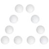 AMLESO 10 Units of Exercise Balls for Golf Made of EVA Material, White, 42mm view 1