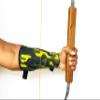 SQL Archery Arm Guard For Men Women & Kids, Artificial Leather, 3 Layer Safety with Hook & Loop Fasteners & Adjustable Clips, Perfect Hold, Arm Guard Forearm Protector, Bracer  (Yellow) view 2