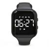 Focwony Non-Bluetooth Led Fitness Tracker Watch,Digital Pedometer Watch,with Step Counting/Distance/Calories/Stopwatch/Alarm Clock, Great Gift for Kids Teens Girls Boys Xmas (Square - Black) view 1