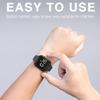 Focwony Non-Bluetooth Led Fitness Tracker Watch,Digital Pedometer Watch,with Step Counting/Distance/Calories/Stopwatch/Alarm Clock, Great Gift for Kids Teens Girls Boys Xmas (Square - Black) view 3
