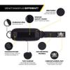 Body Reapers Gym Ankle Straps for Cable Machines with Adjustable Velcro, Durable Double D-Rings & Cushioned Design for Glute, Leg & Lower Body Exercises, Comfortable Workout Straps & Ankle Cuff - Pair view 2