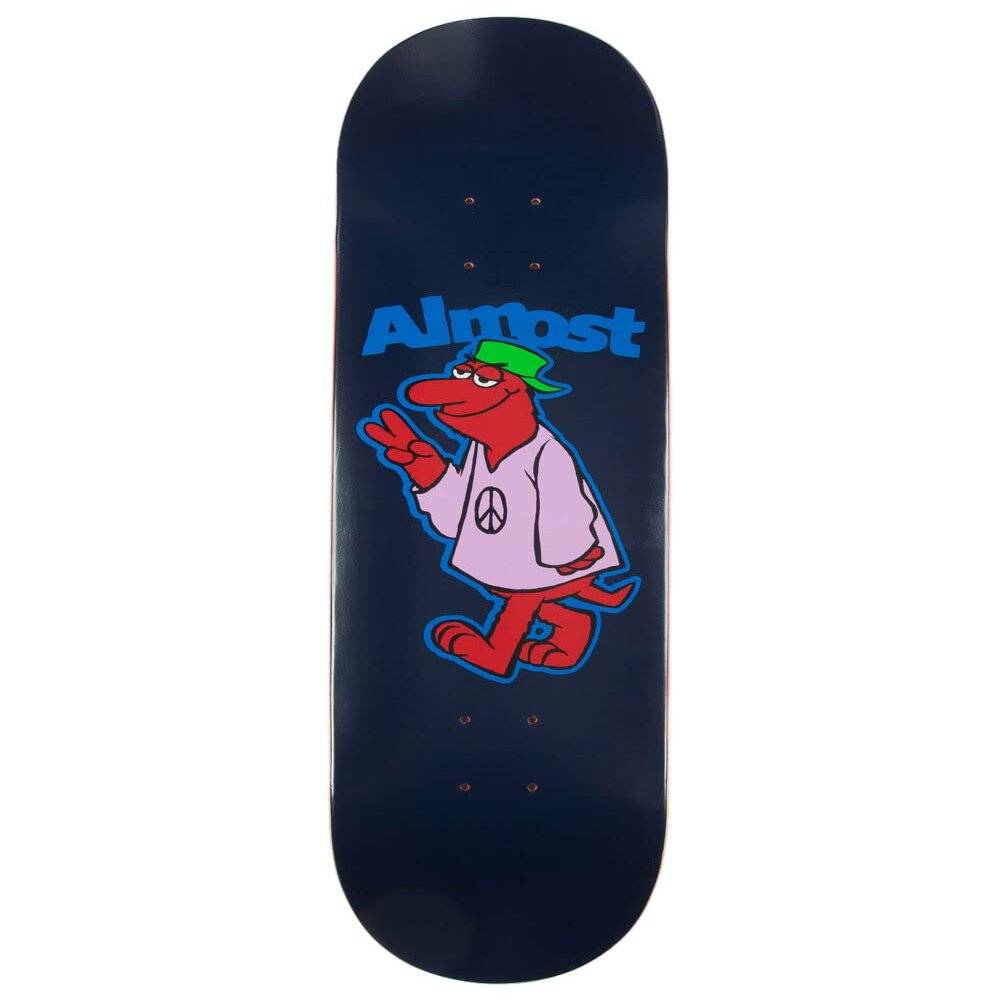 Almost Skateboard Deck Peace Out Blue 8.375" x 32.1"