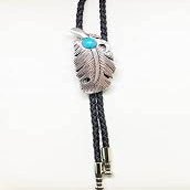 Tack N More TQ Stone Feather Bolo Tie