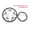 MYEEI Chain Wheel BCD 110 MM Sprockets 50T 48T 34T Road Bicycle Chainwheel Folding Bike Chainring Double Crown (Color : 34T) view 4