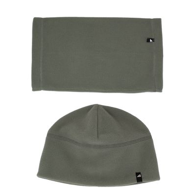 Arctic Gear Made in The USA Adult Fleece Cap and Gaiter Set Foliage Green Fleece