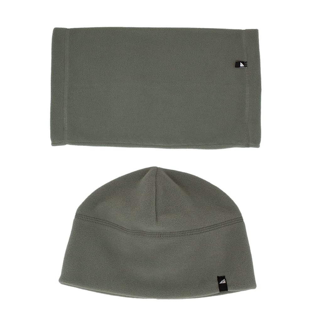 Arctic Gear Made in The USA Adult Fleece Cap and Gaiter Set Foliage Green Fleece