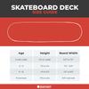 Reflex Hybrid Skateboard Deck 8 x 31.56, Blue view 2