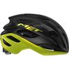 MET Estro MIPS Helmet, Black/Lime Yellow Metallic Glossy, Medium view 3