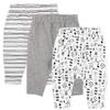 Honest Baby Baby Infant Organic Cotton Cuff-Less Harem Pants Multi-Pack, Newborn view 1