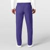 WonderWink W123 Mens Flat-Front Cargo Pant  Grape, Large Short view 4