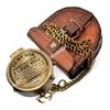 to My Son Brass Engraved Compass  Vintage Pocket Compass with Leather Case, Solid Antique Brass Navigation Compass, Personalized Engraved Gift from Mom to Son for Graduation, Birthday, Christmas view 4
