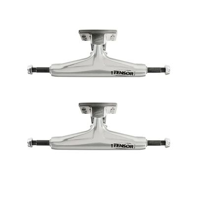 Tensor Trucks Aluminum Stencil Mirrow Raw / Black Fade Skateboard Trucks
