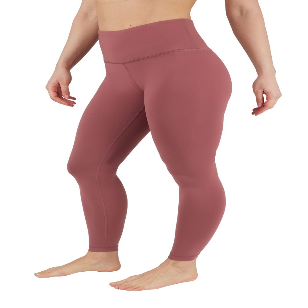 90 Degree By Reflex High Waist Power Flex Tummy Control Leggings - Rose Valet - Medium