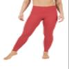 90 Degree By Reflex High Waist Power Flex Tummy Control Leggings - Terra Rouge - Large view 4