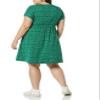 Amazon Essentials Women's Surplice Dress (Available in Plus Size), Green Floral, Large view 2