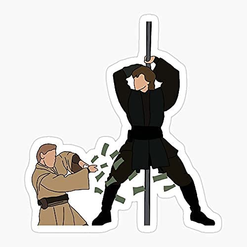 Christensen Ewan Hayden Stripper Funny McGregor OBI Star Meme Anakin Sticker Decal Vinyl - Peel and Stick to Any Smooth Surface