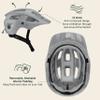 Retrospec Rowan Mountain Bike Helmet with Adjustable ErgoKnob Fit System - 14 Ventilation Ports, Removable Visor & EPS Foam Interior - Lightweight MTB Protection view 3