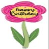 Betallic 60" Fresh Picks Happy Birthday Shape Party Decoration Celebration Supply Mylar Foil Helium Balloon view 1
