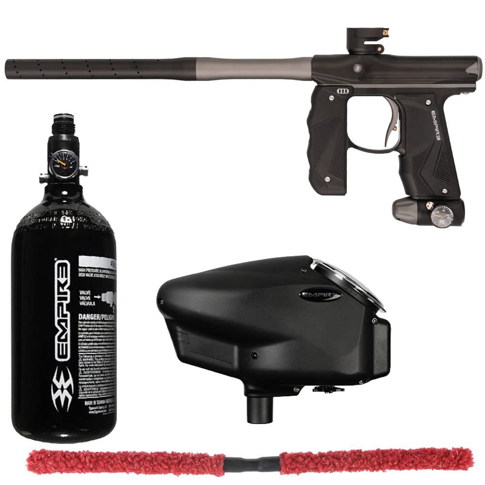 Action Village Empire Mini GS TP Core Paintball Gun Package Kit (Dust Black/Dust Grey)