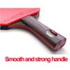 LINGOSHUN Ping Pong Paddle with Nano Carbon Fiber,ITTF Approved Rubber,Professional Sports Training Racquet Kit / 2 Pack/Long Handle view 3