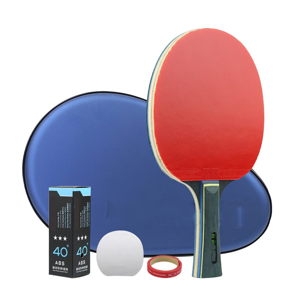 LINGOSHUN Table Tennis Racket,High Elastic Sponge,Professional Ping Pong Paddle for Intermediate and Advanced Play Training / 1 Pack/Long Handle