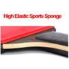 LINGOSHUN Ping Pong Paddle Set,Ping Pong Bat for Sports Training,ITTF Approved Rubber,Carbon Performance-Level Table Tennis Racket / 2 Pack/Long Handle view 4