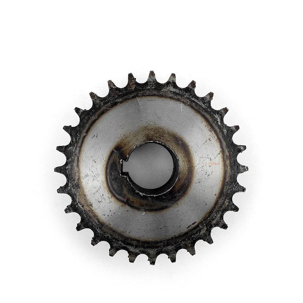 25 Teeth Fixed Chain Wheel for 3-Wheel Bicycle Rear Axle Compatible with #420 Chain Inner Diameter 24mm(28teeth)