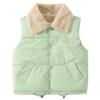 EISHOW Baby Boys' Girls' Fleece Vest Waistcoat Down Jacket Winter Cute Fuzzy Thick Cotton-Padded Puffer Jacket Sleeveless Coat (Green,3-4 Years,3 Years,4 Years) view 1