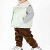 EISHOW Baby Boys' Girls' Fleece Vest Waistcoat Down Jacket Winter Cute Fuzzy Thick Cotton-Padded Puffer Jacket Sleeveless Coat (Green,3-4 Years,3 Years,4 Years) view 2