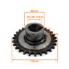 28 Teeth Fixed Gear For Tricycle Chain #420 Compatible With 31mm 26mm 24mm Wheel Axle(inner hole 31mm) view 2