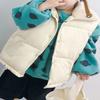 Baby Boys' Girls' Fleece Vest Waistcoat Down Jacket Winter Cute Fuzzy Thick Cotton-Padded Puffer Jacket Sleeveless Coat (Beige,1-2 Years,1 Year,2 Years) view 3