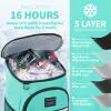 Backpack Cooler Backpack 26 Cans Insulated Leak Proof for Women Men Beach Camping Picnic Fishing Hiking Lunch Box Soft Backpack Waterproof Cooler Bag,Teal view 3