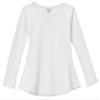 City Threads Girls Long Sleeve Shirts Thermal Tunic Tops, Cotton Blend Shirt for Girls (White, 16 Years) view 1