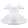 Loloda Toddler Baby Girls Snowman Costume Christmas Dance Figure Ice Skating Baton Twirling Tutu Dress White 10 Years view 2