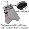 BLUPARK Funny Golf Ball Pouch My Lucky Ball Sack Golf Ball Storage Bag for Uncle Dad Grandpa (My Lucky Ball Sack) view 4