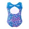 Manyakai Gymnastics Leotard for Girls Sleeveless Ballet Dancewear Athletic Dance Outfit Practice Clothes Flower Blue 4 Years view 2