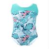 Manyakai Gymnastics Leotard for Girls Sleeveless Ballet Dancewear Athletic Dance Outfit Practice Clothes Palm Leaves Green 4 Years view 1