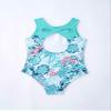 Manyakai Gymnastics Leotard for Girls Sleeveless Ballet Dancewear Athletic Dance Outfit Practice Clothes Palm Leaves Green 4 Years view 4