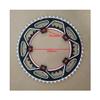 MYEEI Road Bicycle Sprocket 130 BCD 53 39T Double Chainwheel 3/32" Folding Bike Chain Ring 5-9 Speeds MTB Parts (Color : Dual Disc) view 2