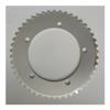 MYEEI Fixed Gear Chain Ring Chain Wheel 44T 46T 48T 50T 52T 53T Fixie Road Track Bike Chainwheel Single Speed 130mm BCD Chainring Silvery (Color : 130BCD-46T) view 2